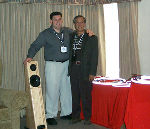 Acoustic Zen's David Schiavone and Robert Lee show off Kestrel 2 and Cable Display
