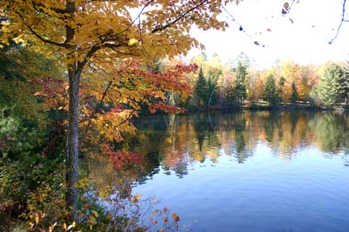 Autumn in New York - The Adirondacks - Fish Lake