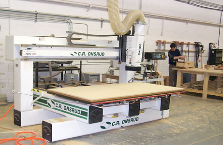 CNC Router waiting for work