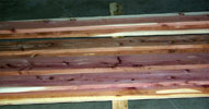 Stack of Aromatic Cedar