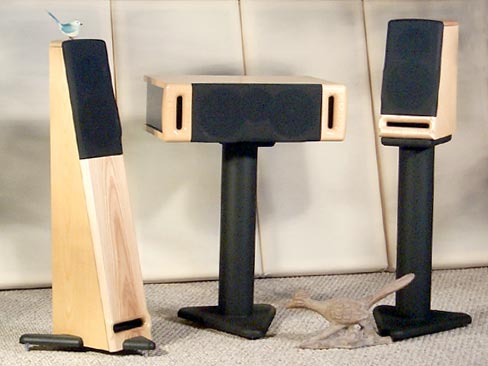 Swift, Swan, Swallow Home Theater Trio by Meadowlark Audio