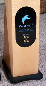 Back of Kestrel 2 in  - Kestrel 2 Logo