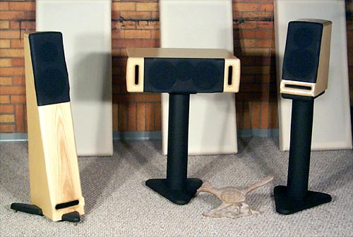 Light Ash Swift, Swan and Swallow Loudspeakers - Home Theater System