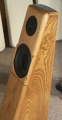 Dark Ash Swift loudspeaker Close up