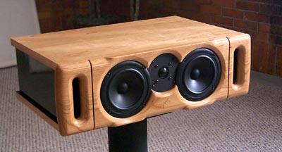 Swan Center Channel speaker in Pennsylvania Cherry