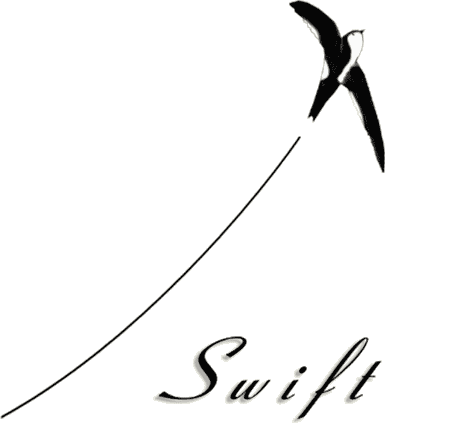 Swift Logo with flying Swift