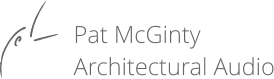 Pat McGinty Architectural Audio Logo