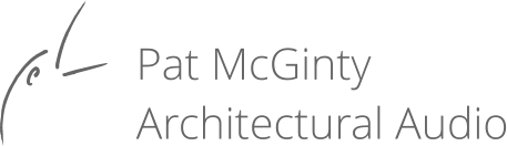 Pat McGinty Architectural Audio Logo