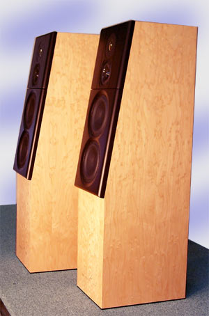 Meadowlark Audio Blue Heron Speakers in Birdseye Maple