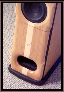 Meadowlark Audio Blue Heron 2's - Ropey Cherry with Pennsylvania Cherry Baffle and Curly Maple Stringer