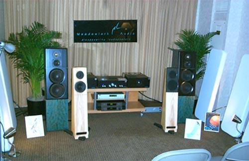 Meadowlark Audio and Rogue Audio Room at HE2002