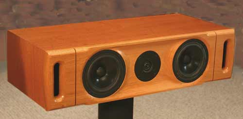 Kestrel 2 Cinema Center Channel in Honduran Mahogany