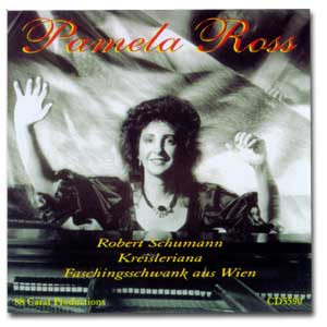 Pamela Ross CD Cover - plays Robert Schumann