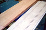 Baffle blanks ready for routing