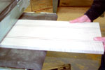 Out of the drum sander