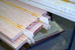 Glued baffle blanks