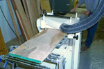Curly Maple - first pass through the planer