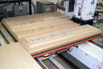 Osprey baffles being cut