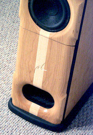 Meadowlark Audio Blue Heron2 Loudspeaker close up of port
