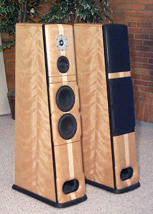 Meadowlark Audio Blue Heron2 Loudspeakers - one with grilles on