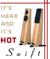 Swift Loudspeakers in Light Ash