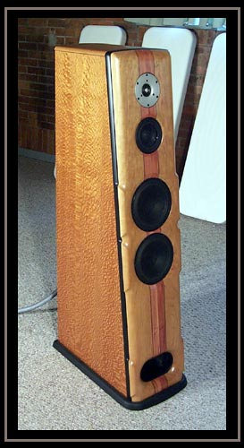 Blue Heron 2 with Lacewood sides and back and Bafles of Cherry Walnut and Aromatic Cedar