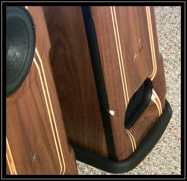 Close up of Blue Heron 2 Walnut Port