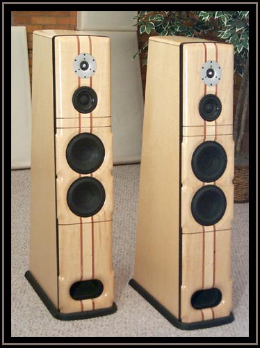 Meadowlark Audio Blue Heron 2. Curly Maple with double Aromatic Cedar Stringers.